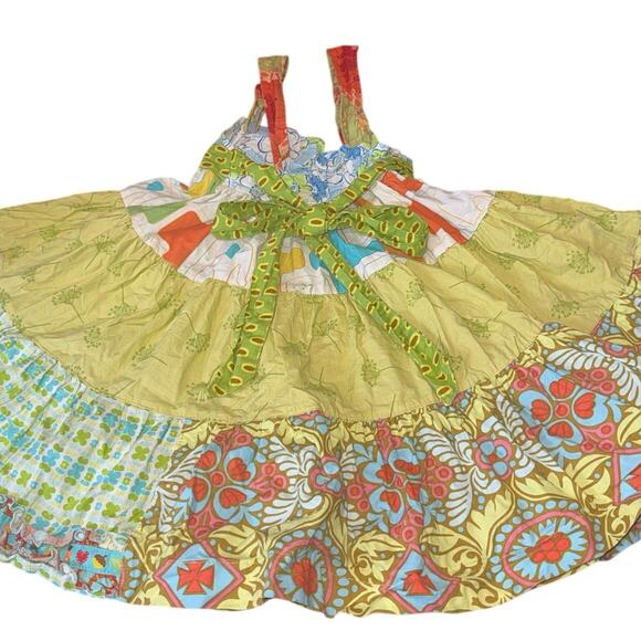 Matilda Jane Platinum Dress Size 2 #5/20 Zoo Elephant Print Tiered Play Dress - Picture 15 of 16